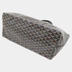 Goyard Black Coated Canvas Saint Louis GM Handbag