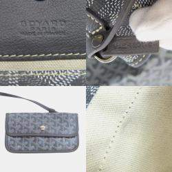 Goyard Grey  Coated Canvas Saint Louis Gm Tote Bag