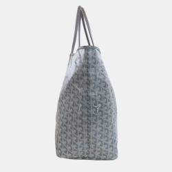 Goyard Grey  Coated Canvas Saint Louis Gm Tote Bag