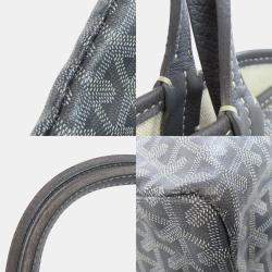 Goyard Grey  Coated Canvas Saint Louis Gm Tote Bag