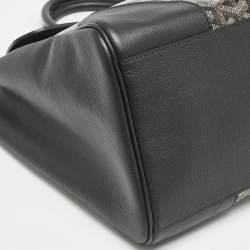 Goyard Black Goyardine Coated Canvas and Leather Saigon Tote