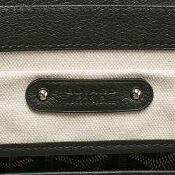 Goyard Black Goyardine Coated Canvas and Leather Saigon Tote