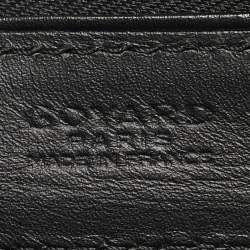 مملوكة مسبقًا Goyard Black Goyardine Coated Canvas and Leather Marie Galante MM Bag