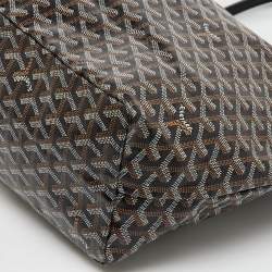 Goyard Black Goyardine Coated Canvas and Leather Saint Louis PM Tote