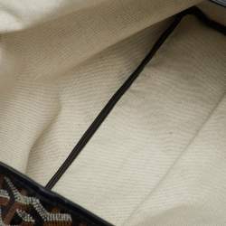 Goyard Black Goyardine Coated Canvas and Leather Saint Louis PM Tote