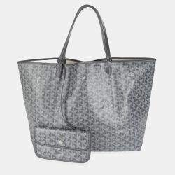 Goyard Grey Goyardine Canvas Saint Louis GM bag