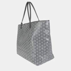 Goyard Grey Goyardine Canvas Saint Louis GM bag