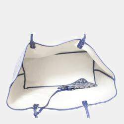 Goyard Blue Coated Canvas St Louis GM Tote Bag