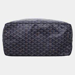 Goyard Blue Coated Canvas St Louis GM Tote Bag