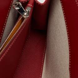 Goyard Red Goyardine Coated Canvas and Leather Rouette Structure Mini Shoulder Bag