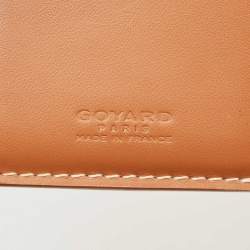 Goyard Brown Goyardine Coated Canvas Saint Pierre Card Holder