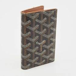 Goyard Brown Goyardine Coated Canvas Saint Pierre Card Holder