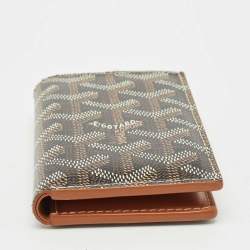 Goyard Brown Goyardine Coated Canvas Saint Pierre Card Holder