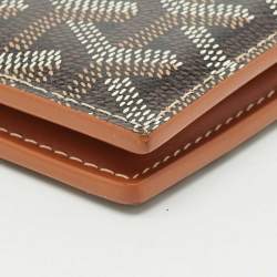 Goyard Brown Goyardine Coated Canvas Saint Pierre Card Holder