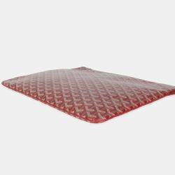 Goyard Red Goyardine Canvas Senat Pouch GM