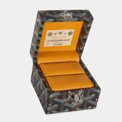 Goyard Black Goyardine Canvas Regence Mini Trunk 