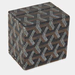 Goyard Black Goyardine Canvas Regence Mini Trunk 
