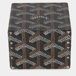 Goyard Black Goyardine Canvas Regence Mini Trunk 