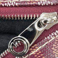 Goyard Burgundy PVC Leather Artois PM Tote Bag