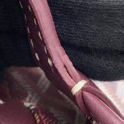 Goyard Burgundy PVC Leather Artois PM Tote Bag