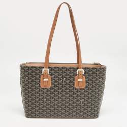 Goyard Brown/Black Goyardine Coated Canvas Okinawa GM Bag
