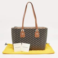 Goyard Brown/Black Goyardine Coated Canvas Okinawa GM Bag
