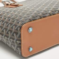 Goyard Brown/Black Goyardine Coated Canvas Okinawa GM Bag