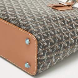 Goyard Brown/Black Goyardine Coated Canvas Okinawa GM Bag