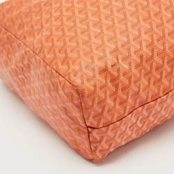 Goyard Orange Goyardine Coated Canvas Saint Louis PM Tote