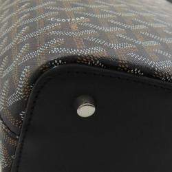 Goyard Black Coated Canvas Marie Galante PM Tote Bag