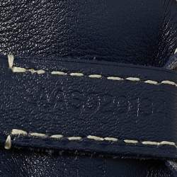 Pre Owned Goyard Blue Marine Goyardine Coated Canvas Voltaire Tote