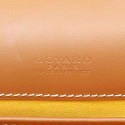 Goyard Brown Black Coated Canvas Leather Belvedere PM Shoulder Bag