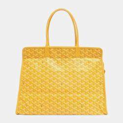 Goyard Yellow Coated Canvas Ardie PM Handbag