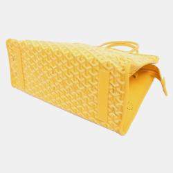Goyard Yellow Coated Canvas Ardie PM Handbag