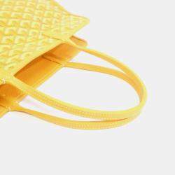 Goyard Yellow Coated Canvas Ardie PM Handbag