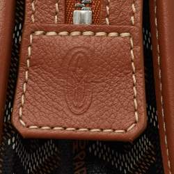 Goyard Black/Brown Goyardine Coated Canvas and Leather Jouvence MM Toiletry Pouch