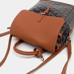 Goyard Brown Leather and PVC Alpine Backpack Mini