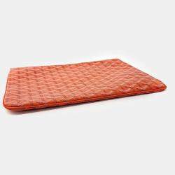 Goyard Orange PVC Sena MM bag