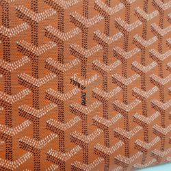 Goyard Orange PVC Sena MM bag