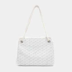 Goyard White PVC Luette PM bag