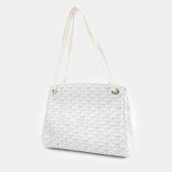 Goyard White PVC Luette PM bag