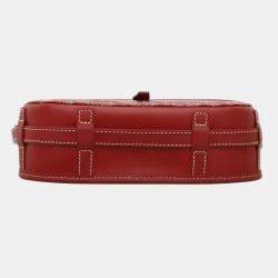 Goyard Red Coated Canvas Belvedere PM Bag