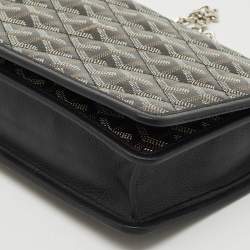 Goyard Black Goyardine Coated Canvas Alexandre III Shoulder Bag