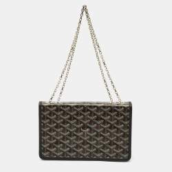 Goyard Black Goyardine Coated Canvas Alexandre III Shoulder Bag