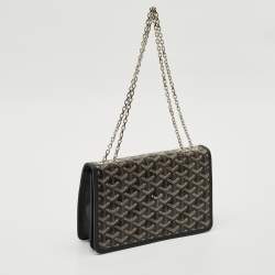 Goyard Black Goyardine Coated Canvas Alexandre III Shoulder Bag