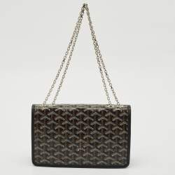 Goyard Black Goyardine Coated Canvas Alexandre III Shoulder Bag