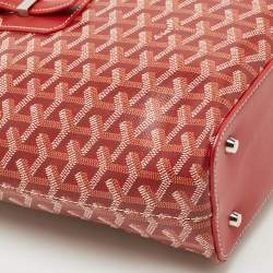 Goyard Red Goyardine Coated Canvas Okinawa PM Tote
