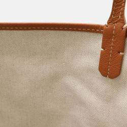 Goyard Saint Louis PM Black Brown Coated Canvas Tote Bag