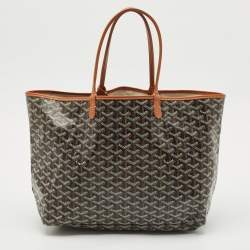 Goyard Brown Goyardine Coated Canvas and Leather Saint Louis PM Tote