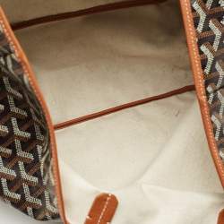 Goyard Brown Goyardine Coated Canvas and Leather Saint Louis PM Tote